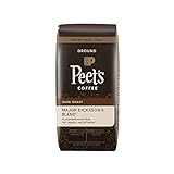 Peet's Coffee Major Dickason's Blend, Dark Roast Ground Coffee, 20 oz