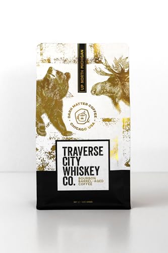 Traverse City Whiskey Co. Barrel Aged Coffee | Stillhouse Blend Aged in 10 Year Old Bourbon Barrels...