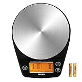 ERAVSOW Coffee Scale with Timer, Digital Hand Drip Coffee Scales,Stainless Steel Kitchen Food Weight...