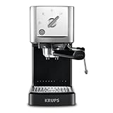KRUPS XP344C51 Professional Coffee Maker Calvi Steam and Pump Compact Espresso Machine, 1-Liter,...