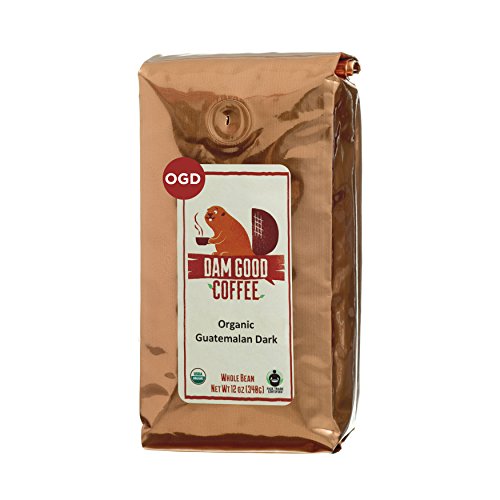 Dam Good Coffee – Guatemalan Dark Roast - Fair Trade – Certified Organic – Whole Bean –...