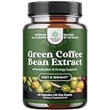 Pure Green Coffee Bean Extract - Super Energizing Green Coffee Extract with 50% Chlorogenic Acid for...
