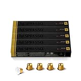 Nespresso Capsules OriginalLine, Volluto Decaffeinato Mild Roast Coffee, 10 Count (Pack of 5) Coffee...