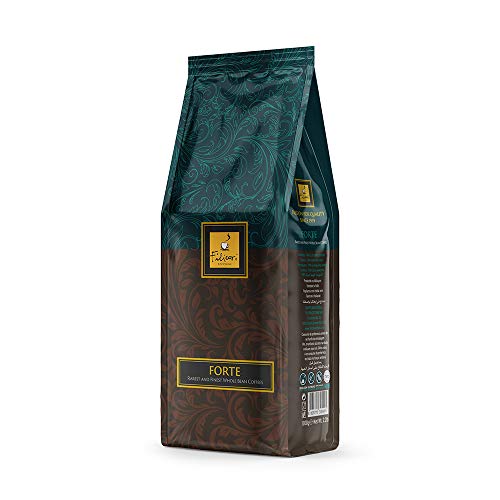 Whole Coffee Bean Italian Espresso Medium Dark Roast - FORTE by Filicori Zecchini. Arabica and...