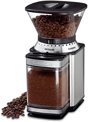 CUISINART Coffee Grinder, Electric Burr One-Touch Automatic Grinder with18-Position Grind Selector,...