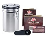 Friis 16oz Stainless Steel Coffee Vault Canister, 16-Ounce