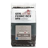 San Francisco Bay Whole Bean Coffee - DECAF Espresso Roast (2lb Bag), Dark Roast