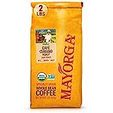 Mayorga Organics Café Cubano, Dark Roast Whole Bean Coffee, 2lbs Bag, Specialty-Grade, 100% USDA...