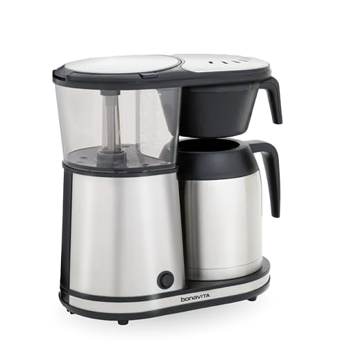 Bonavita 8 Cup Drip Coffee Maker Machine, One-Touch Pour Over Brewer w/Thermal Carafe, SCA...