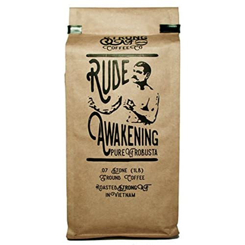 Coffee - Strong AF Coffee w/ 2x-3x Standard Caffeine - Rude Awakening Blend for French Press, Drip,...