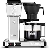 Technivorm Moccamaster 53941 KBGV Select 10-Cup Coffee Maker, Polished Silver, 40 ounce, 1.25l