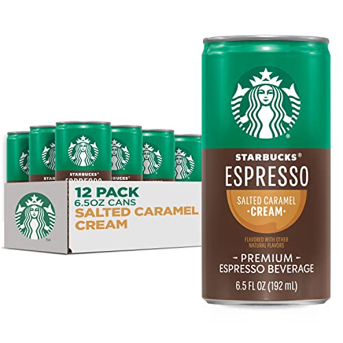 Starbucks Doubleshot, Salted Caramel, 6.5 Ounce, 12 Count (Packaging May Vary)