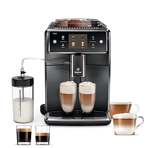 PHILIPS Saeco Xelsis Super Automatic Espresso Machine - LatteDuo Milk System, 15 Coffee Varieties, 6...