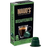 Maud's Decaffeinato Honey Decaf Dark Roast Espresso Capsules 50ct., 100% Hand-Crafted Arabica Decaf...