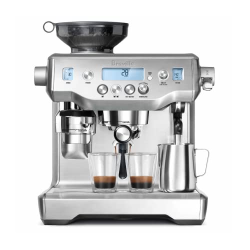 Breville BES980XL Oracle Espresso Machine, Brushed Stainless Steel,Silver