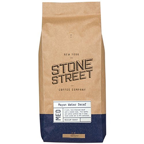 Stone Street Decaf Coffee, Ground, Swiss Water Process Naturally Decaffeinated Coffee, Medium Roast,...