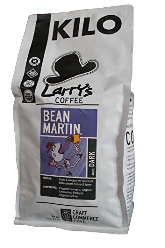 Larry's Coffee Organic Fair Trade Whole Bean, Bean Martin, 2.2 Pound (Model: COMINHKG074334)