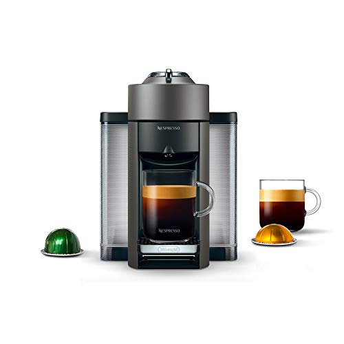 Nespresso Vertuo Coffee and Espresso Machine by De'Longhi,54 oz, Titan,Gray