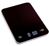 Ozeri Touch Professional Digital Kitchen Scale (12 lbs Edition), Tempered Glass in Elegant Black