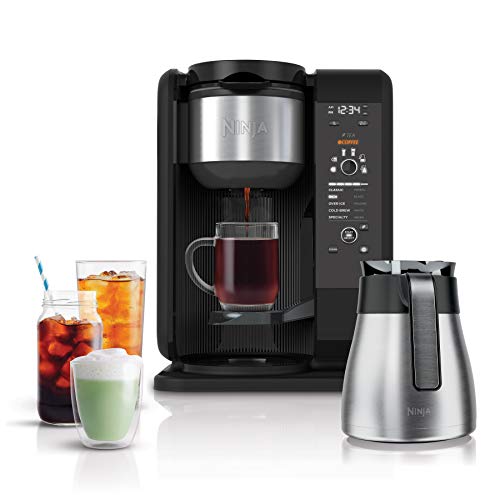 Ninja CP307 Hot and Cold Brewed System, Tea & Coffee Maker, with Auto-iQ, 6 Sizes, 5 Styles, 5 Tea...