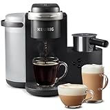 Keurig K-Cafe Single Serve K-Cup Coffee, Latte and Cappuccino Maker, Dark Charcoal