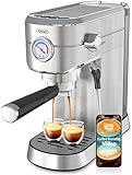 Gevi 20 Bar Compact Professional Espresso Coffee Machine with Milk Frother/Steam Wand for Espresso,...
