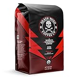 Death Wish Coffee Co. Whole Bean Coffee [5 Lbs.] The World's Strongest Coffee, USDA Certified...