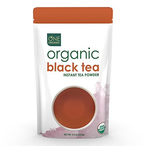 ONE ORGANIC Instant Tea Powder (Black) – 4.4 oz. – 125 Servings – USDA Certified Organic –...