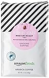 AmazonFresh Donut Café Ground Coffee, Medium Roast, 12 Ounce (Pack of 3)