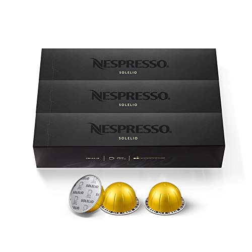 Nespresso Capsules VertuoLine, Solelio, Mild Roast Coffee, Coffee Pods, 7.77 Ounce (VERTUOLINE...