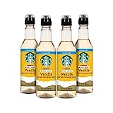 Starbucks Naturally Flavored Coffee Syrup, Sugar Free Vanilla, 12.17 Fl Oz (Pack of 4)