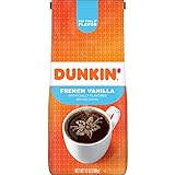 Dunkin' French Vanilla Flavored Ground Coffee, 12 Ounce