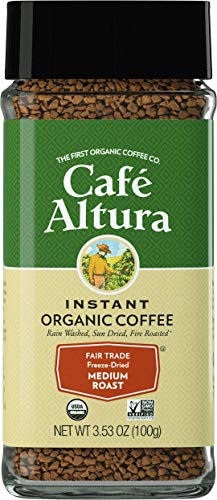 Cafe Altura Freeze Dried Instant Organic Coffee Original, 7.06 Oz (Pack Of 2)