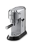 De'Longhi Dedica EC680M, Espresso Machine, Coffee and Cappucino Maker with Milk Frother, Metal /...