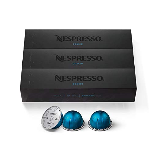 Nespresso Capsules VertuoLine, Odacio, Dark Roast Coffee, 30 Count Coffee Pods, Brews 7.77 Ounce...