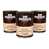 Don Francisco's Hawaiian Hazelnut Flavored Ground Coffee (3 x 12 oz Cans)