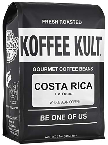 Koffee Kult La Rosa - Costa Rica Whole Bean Coffee Bean 100% Arabica (32oz)