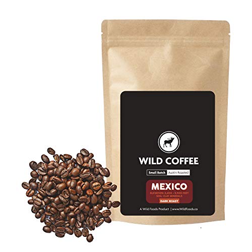 Wild Coffee, Whole Bean Coffee, Naturally Grown, Fair Trade, Single-Origin, 100% Arabica, Austin...