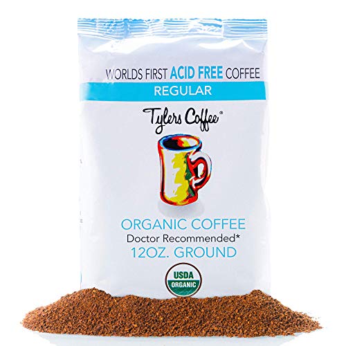 Tylers Acid Free Organic Coffee 12oz Bag - Regular Ground