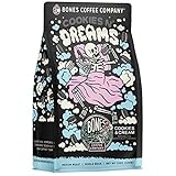 Bones Coffee Company Cookies 'N Dreams Flavored Coffee Beans & Ground Coffee Cookies & Cream Flavor...