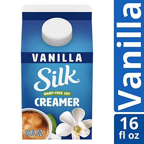 Silk Soy Creamer, Vanilla, Pint, 16 oz Dairy-Free, Vegan