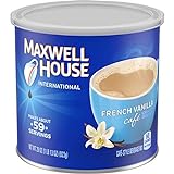 Maxwell House International Coffee French Vanilla Cafe, 29 Ounce Cans