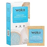 Waka Premium Instant Coffee Medium Roast, 8 Single Serve Packets in a Recyclable Box, 100% Arabica...