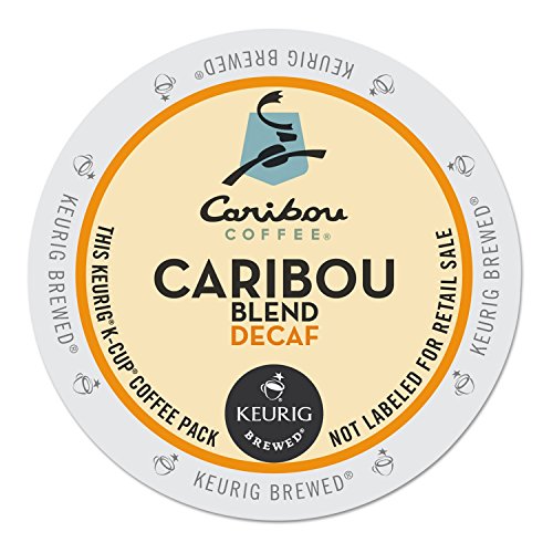 Caribou Coffee Caribou Blend Decaf Keurig Single-Serve K-Cup Pods, Medium Roast Coffee, 96 Count (4...