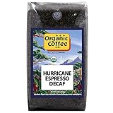 The Organic Coffee Co. Whole Bean Coffee - DECAF Hurricane Espresso Roast (2lb Bag), Medium Dark...