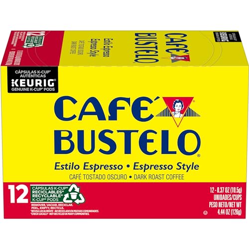 Café Bustelo Espresso Style Dark Roast Coffee, 72 Keurig K-Cup Pods