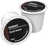 Amazon Brand - Solimo Dark Roast Coffee Pods, Compatible with Keurig 2.0 K-Cup Brewers 100...