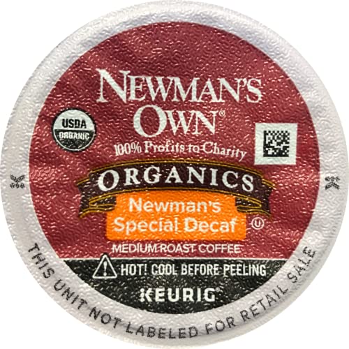 Newman's Own Organics Special Blend Decaf Keurig Single-Serve K-Cup Pods, Medium Roast Coffee, 12...