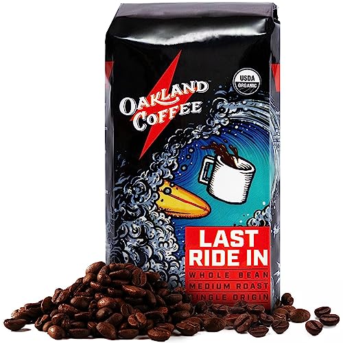 Oakland Coffee Works, Organic, Last Ride In, Single-Origin, Certified Compostable Bag, 12 Ounce,...