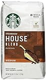 Starbucks House Blend Whole Bean Coffee, 40 Ounce